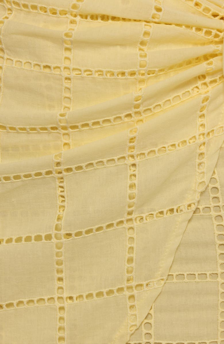 Petal & Pup Clare Wrap Miniskirt, Alternate, color, Butter Yellow