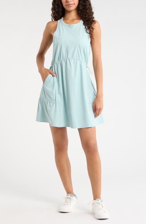 nordstrom light blue dress Sundresses Size:Us Size 22W FABRIC:Stretch NWT Zara Tied Dress