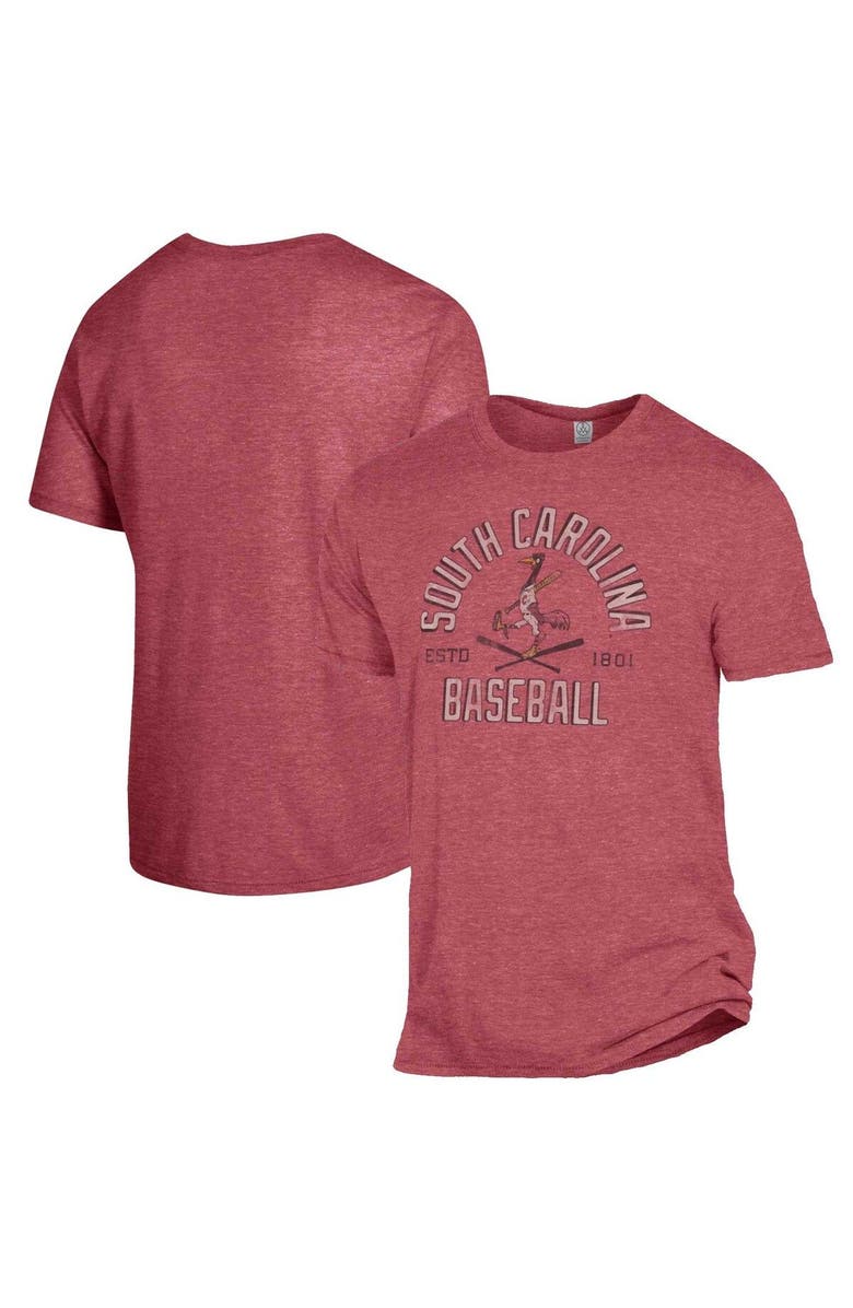 A AND A GLOBAL Men's Garnet South Carolina Gamecocks Vault Baseball T-Shirt, Main, color, 