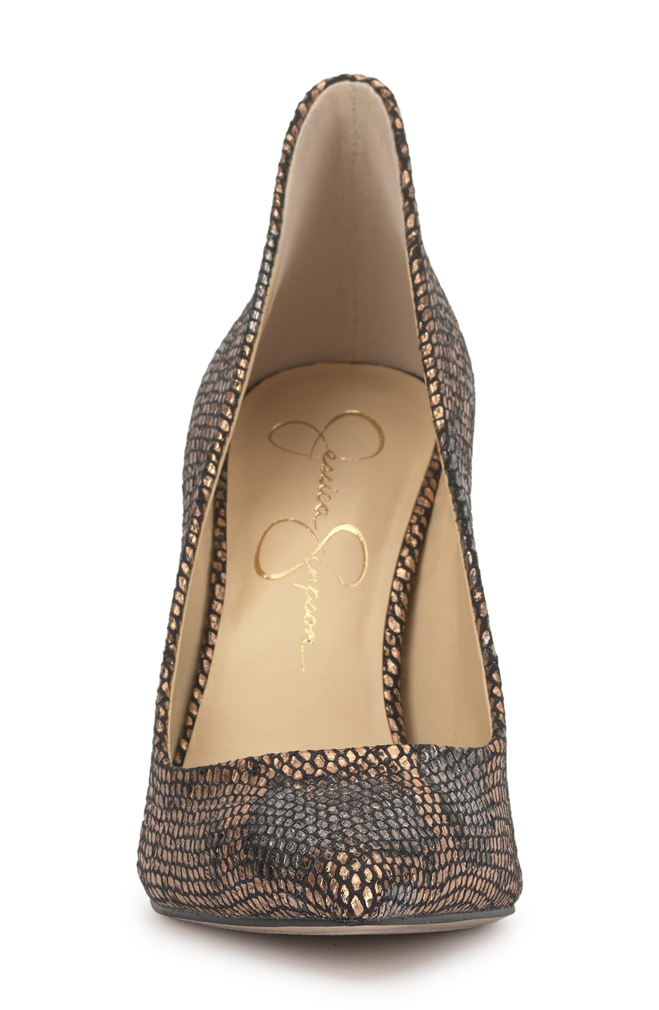 Cambredge Pointed Toe Pump, Alternate, color, BRONZE