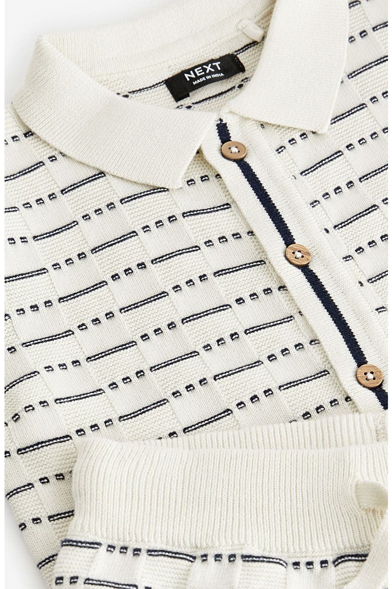 Kids' Cotton Button-Up Shirt & Shorts Set, Alternate, color, WHITE
