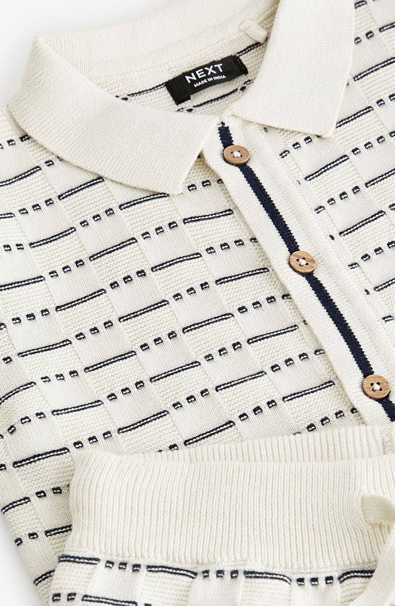 NEXT Kids' Cotton Button-Up Shirt & Shorts Set, Alternate, color, 