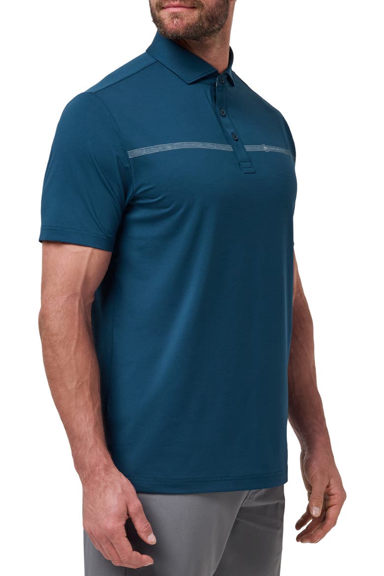 Heater Pro Chest Stripe Polo, Alternate, color, TITAN