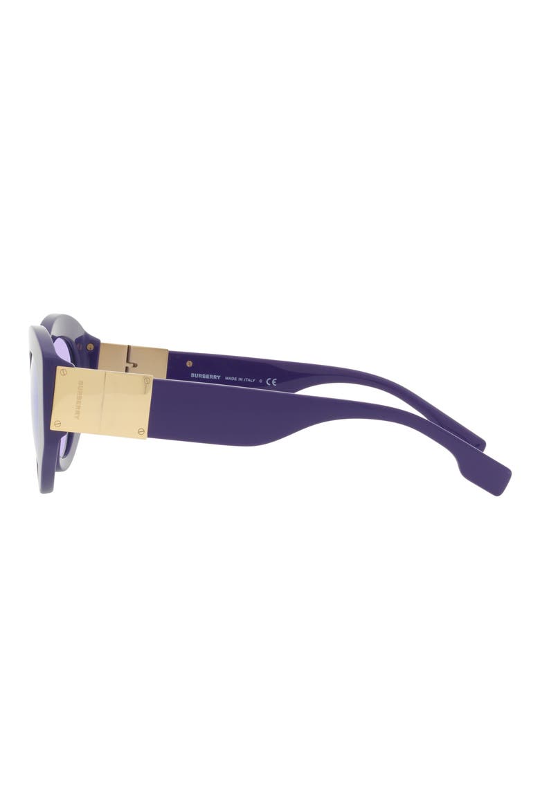 51mm Cat Eye Sunglasses, Alternate, color, VIOLET