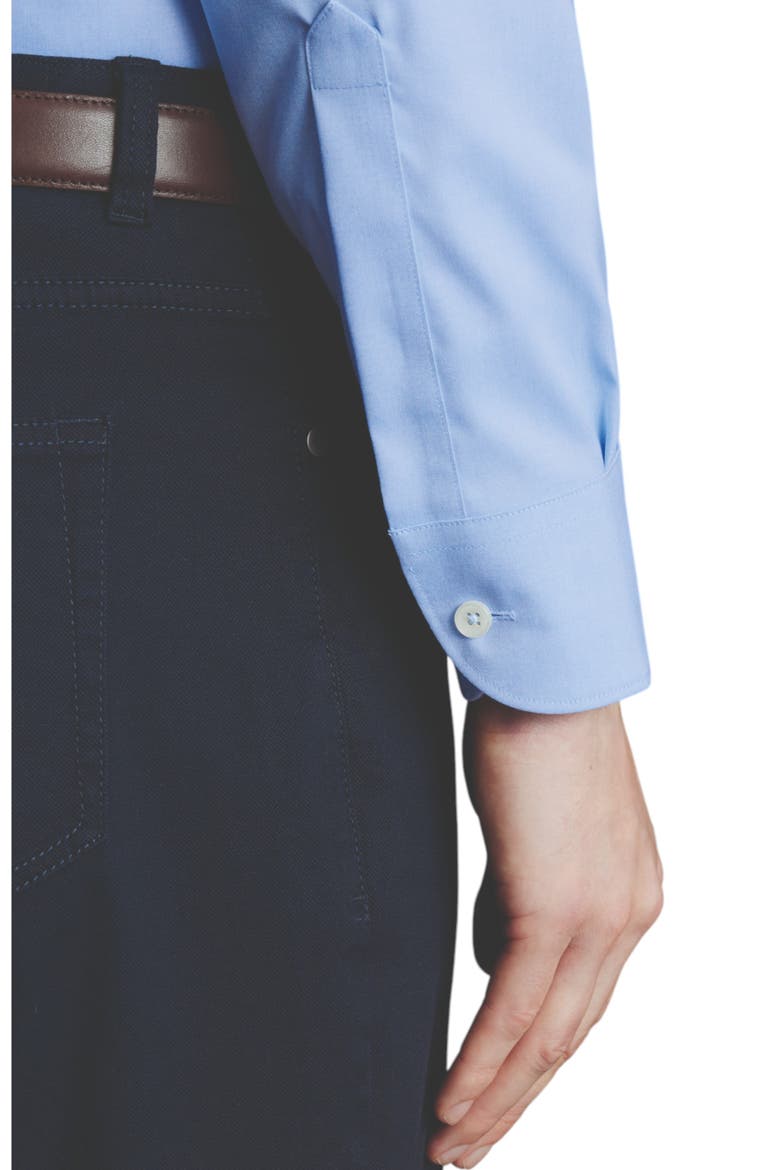Non-Iron Oxford Shirt, Alternate, color, Sky Blue