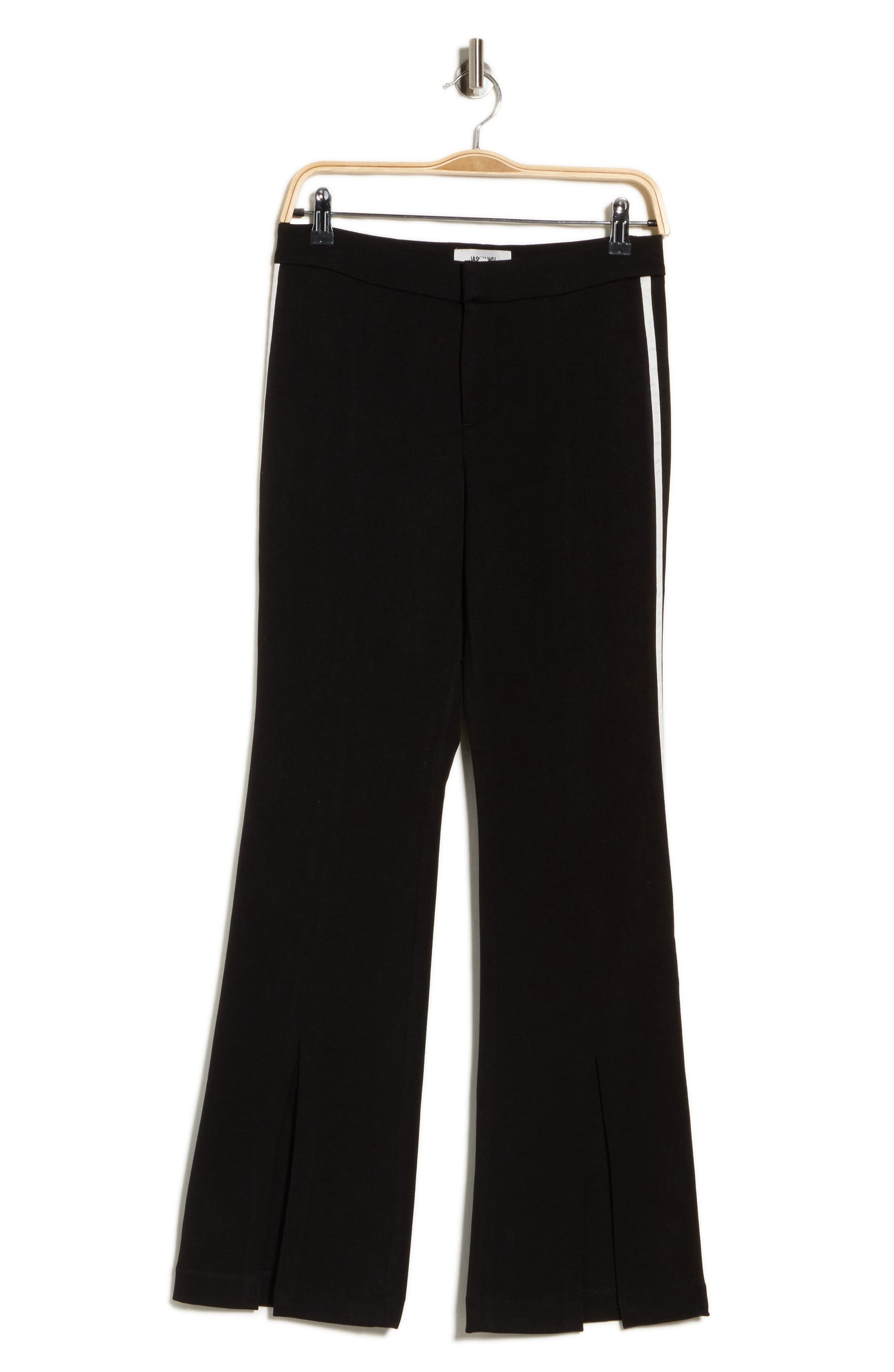 Slit Low Rise Bootcut Pants