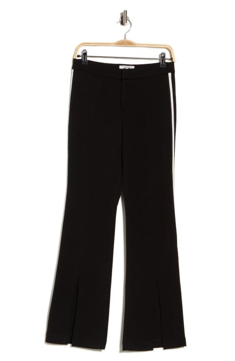 Slit Low Rise Bootcut Pants