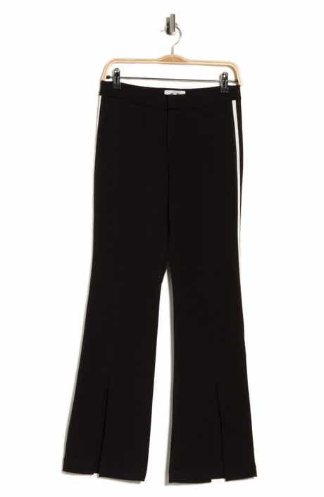Slit Low Rise Bootcut Pants