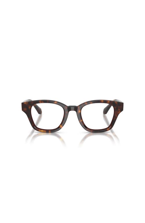 Giorgio Armani 49mm Rectangle Optical Glasses In Gold