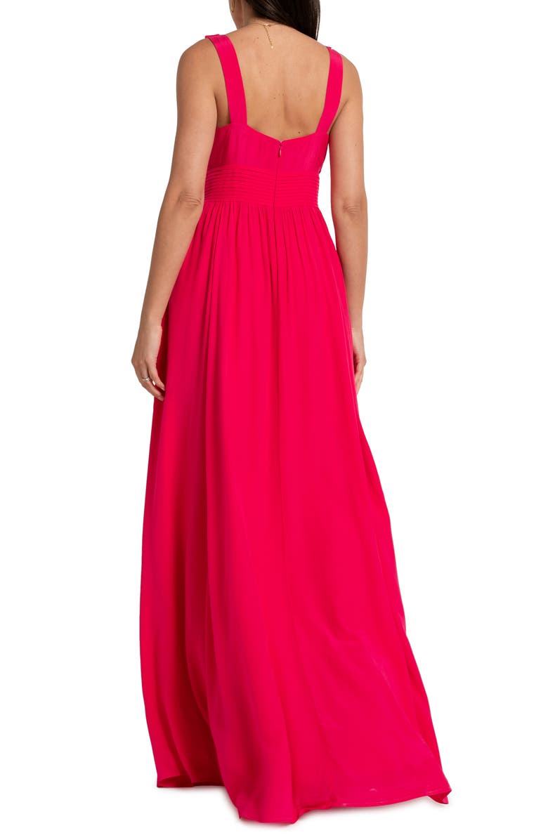 Seraphine Pleat Waist Maternity-to-Nursing Maxi Dress, Alternate, color, 