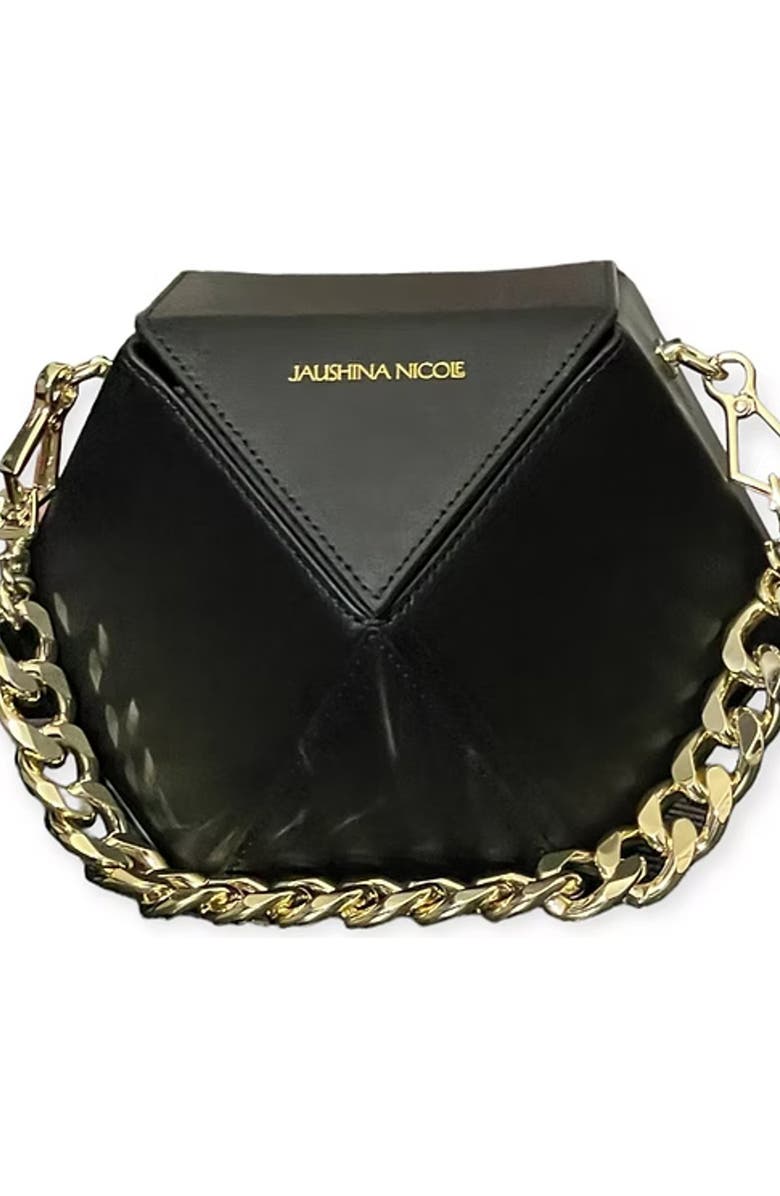 Jaushina Nicole Tetra Top Handle Bag, Alternate, color, Black