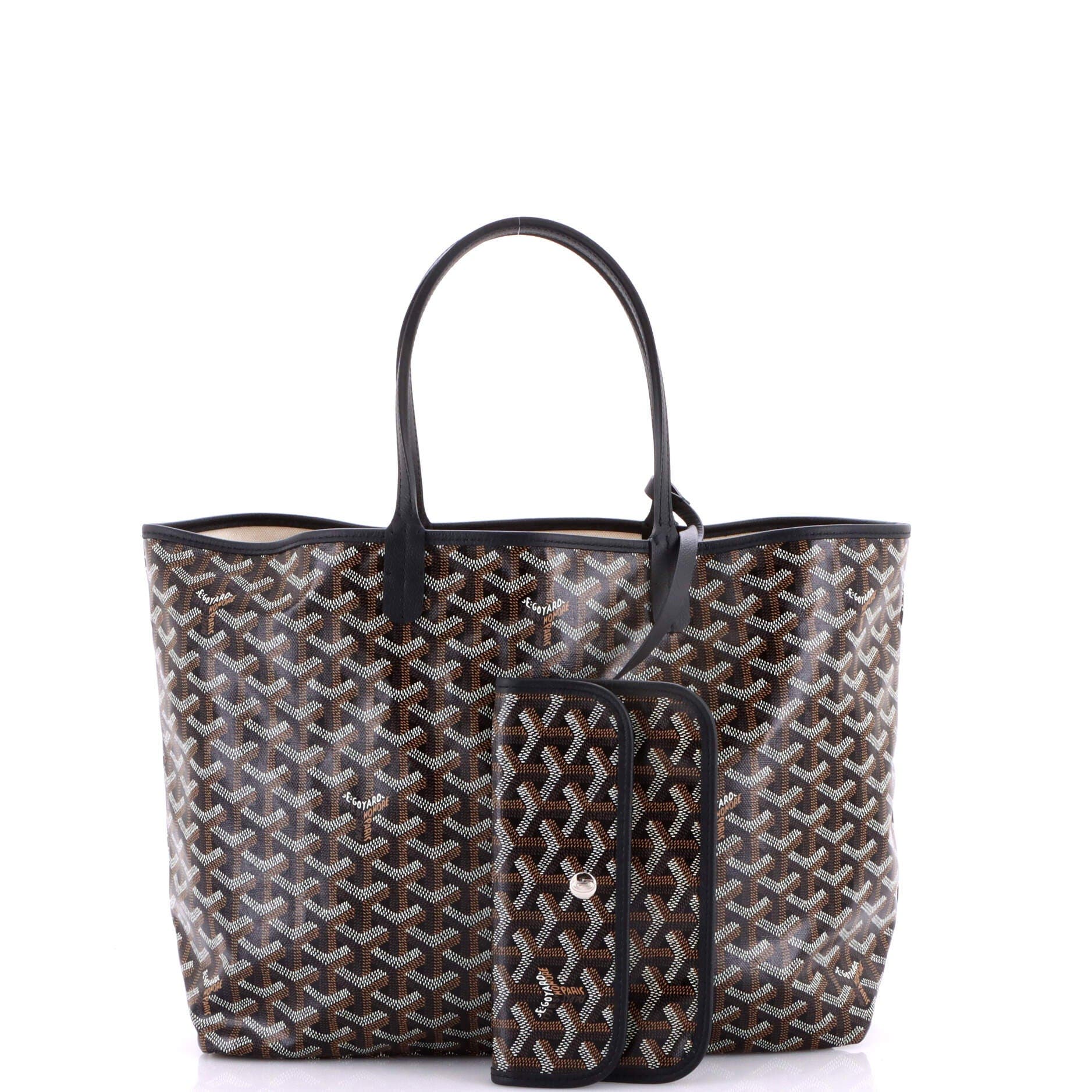 Saint Louis Tote Coated Canvas GM, Alternate, color, Black