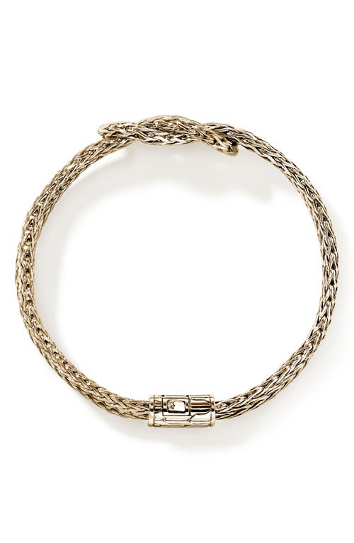 John Hardy Love Knot Bracelet, 7mm In Gold
