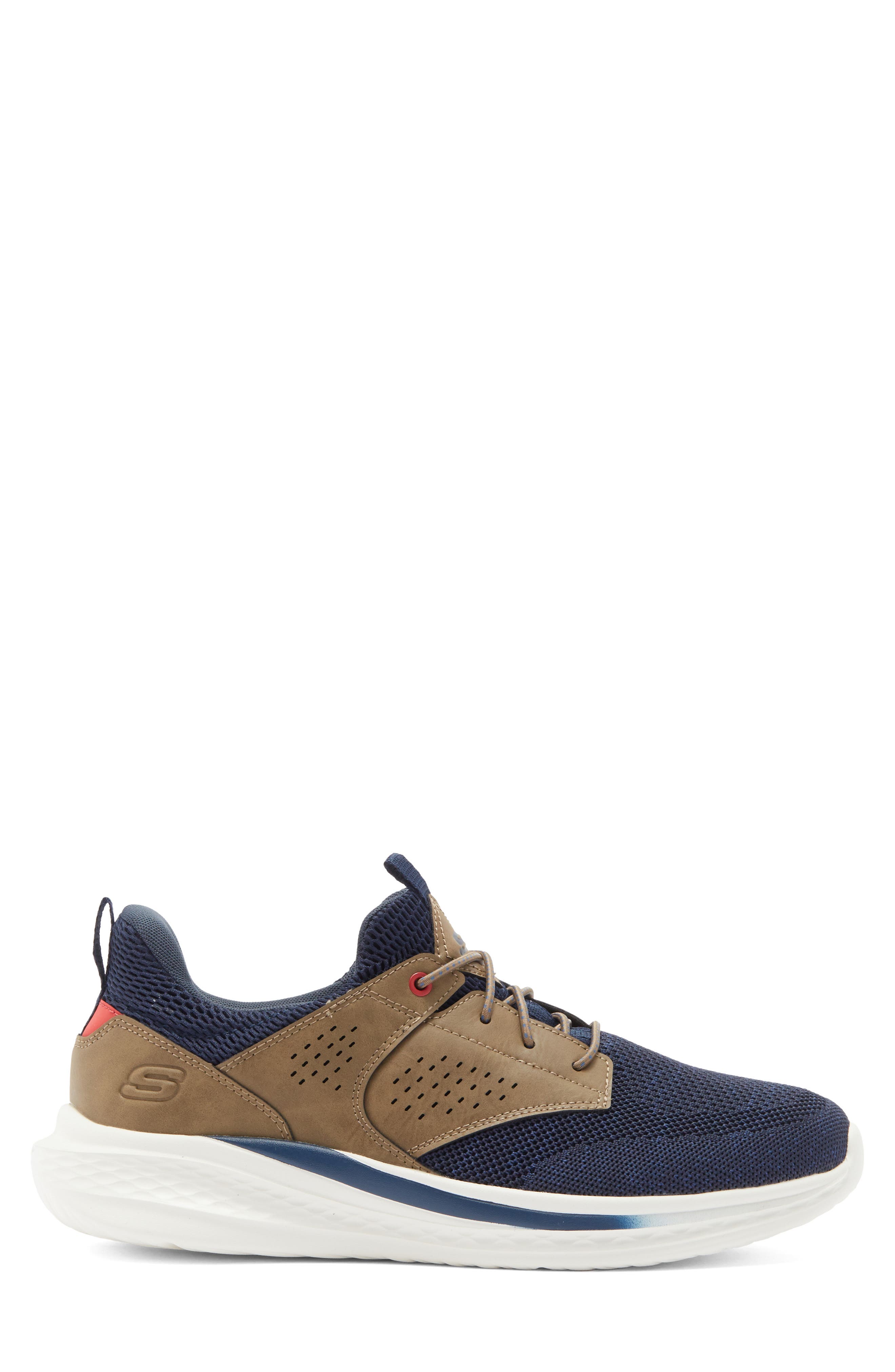 Relaxed Fit: Slade Breyer Sneaker, Alternate, color, NAVY/ TAN