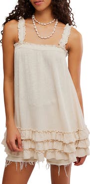 Free People Spring Tide Ruffle Tunic Top