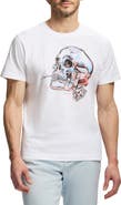 Robert Graham Chrome Skull Knit Graphic T-Shirt