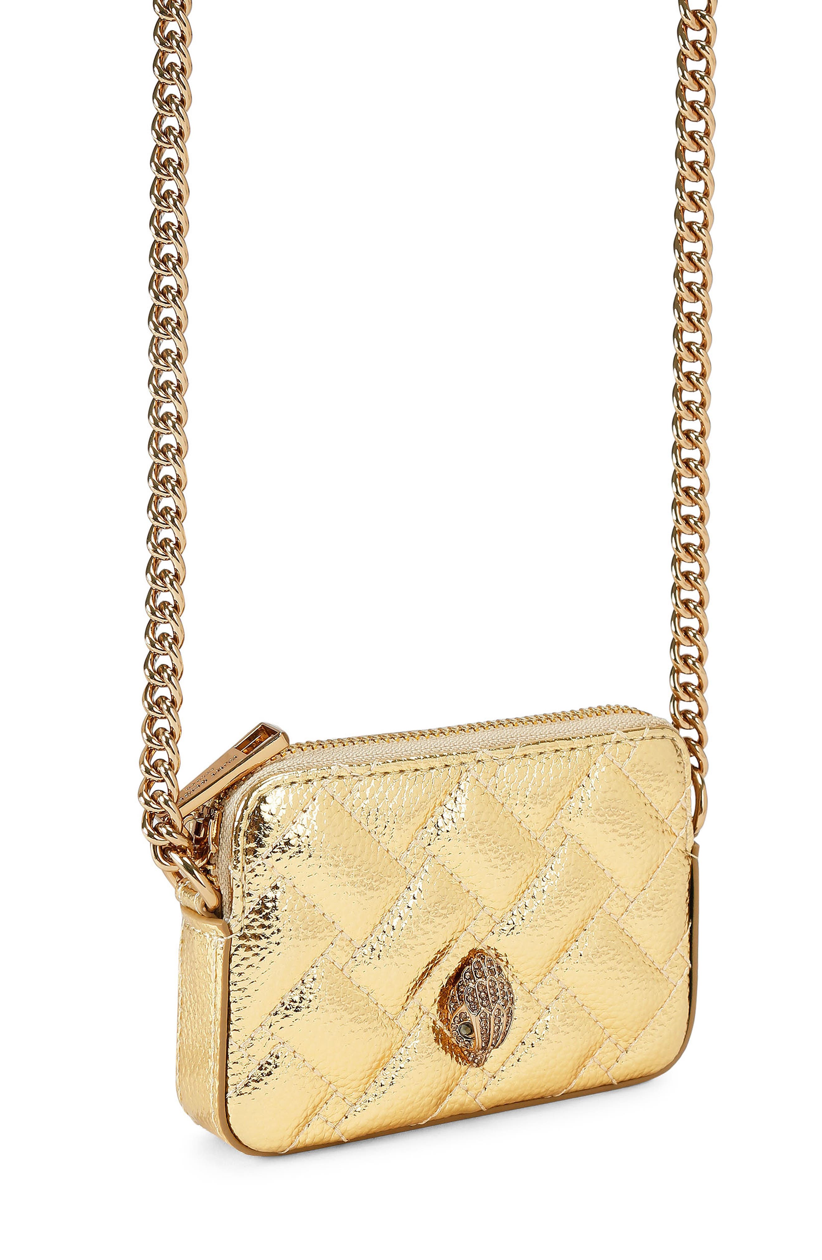 Micro Kensington Camera Bag, Alternate, color, GOLD