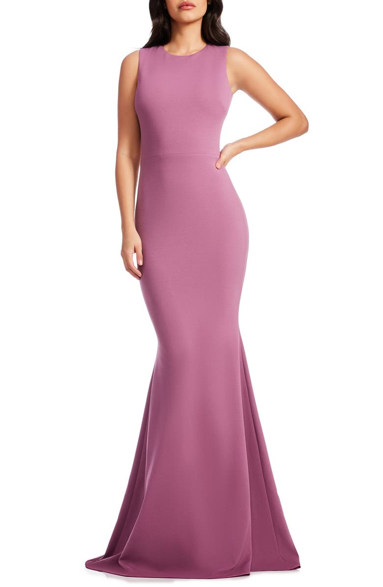 Dress the Population Leighton Sleeveless Mermaid Evening Gown, Main, color, Orchid