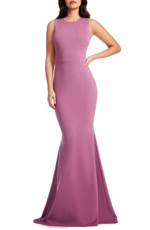 Leighton Sleeveless Mermaid Evening Gown