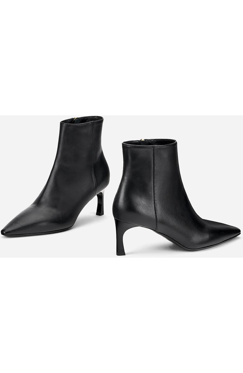 AGL Taylor Heeled Ankle Boot in Nappa Leather, Alternate, color, Black