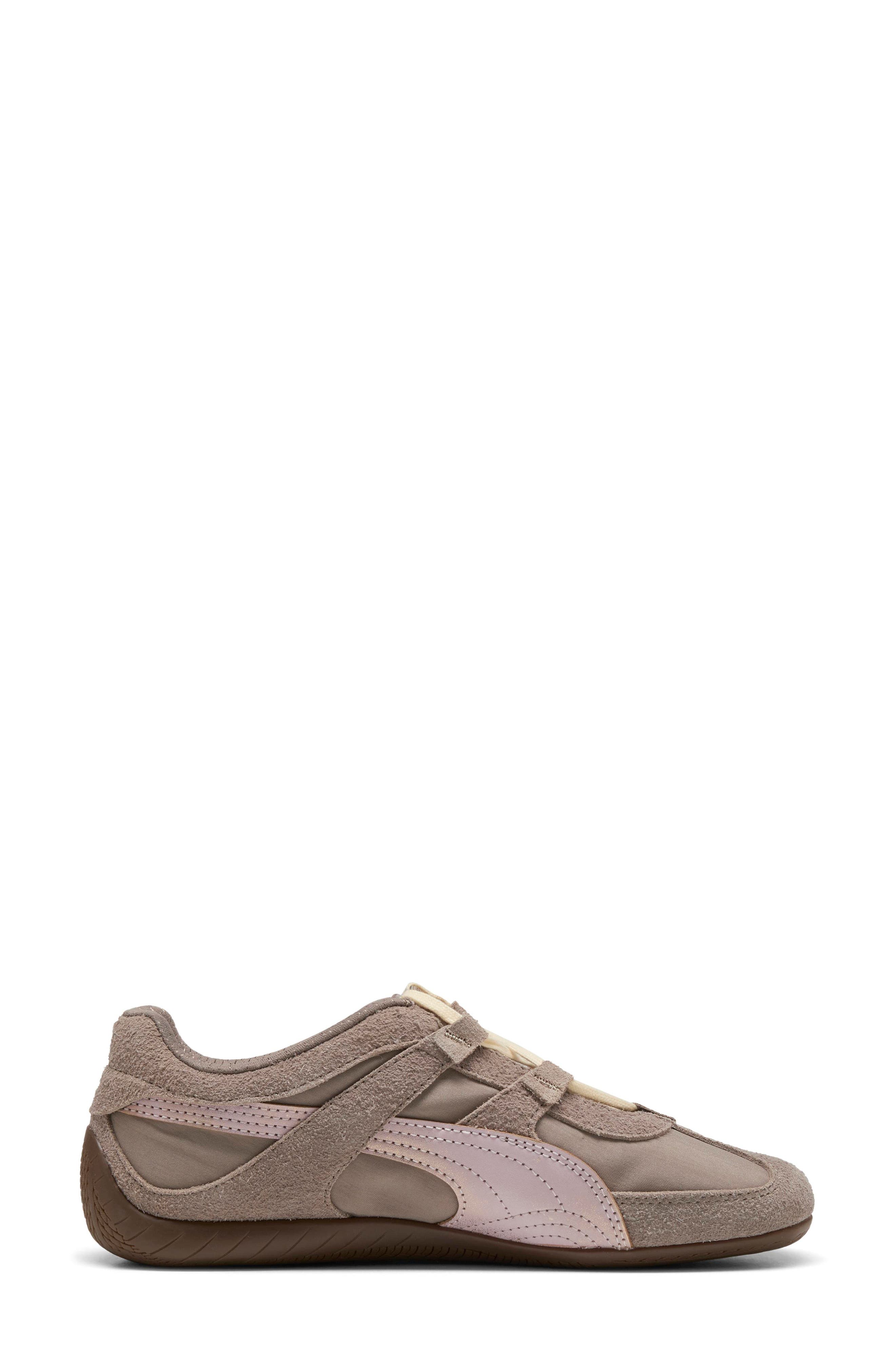 Speedcat Go Brushed Luxe Sneaker, Alternate, color, MOUSE GRAY/ POWDER PINK