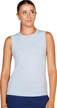 Sofibella UV Colors Womens Sleeveless Tennis Shirt