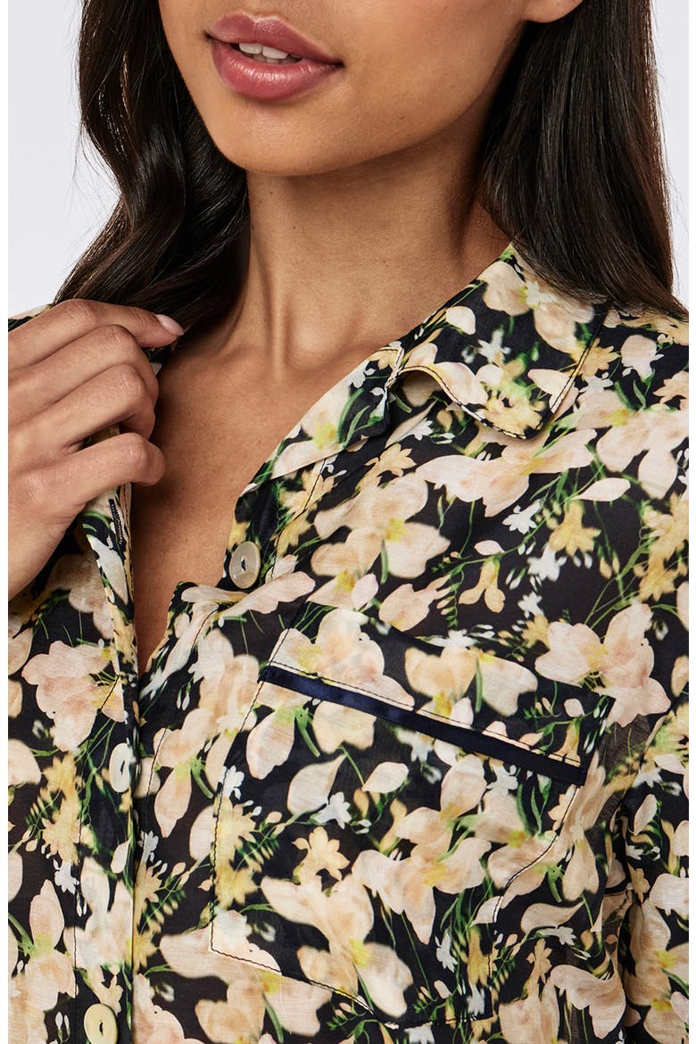 Serena Crop Pajamas, Alternate, color, DEEP NAVY