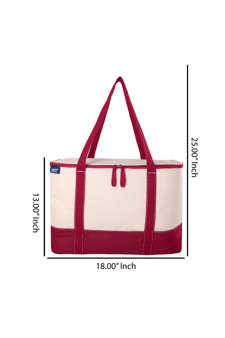 Rectangular Large Cooler Bag Insulated 8 Gal, Alternate, color, Cranberry