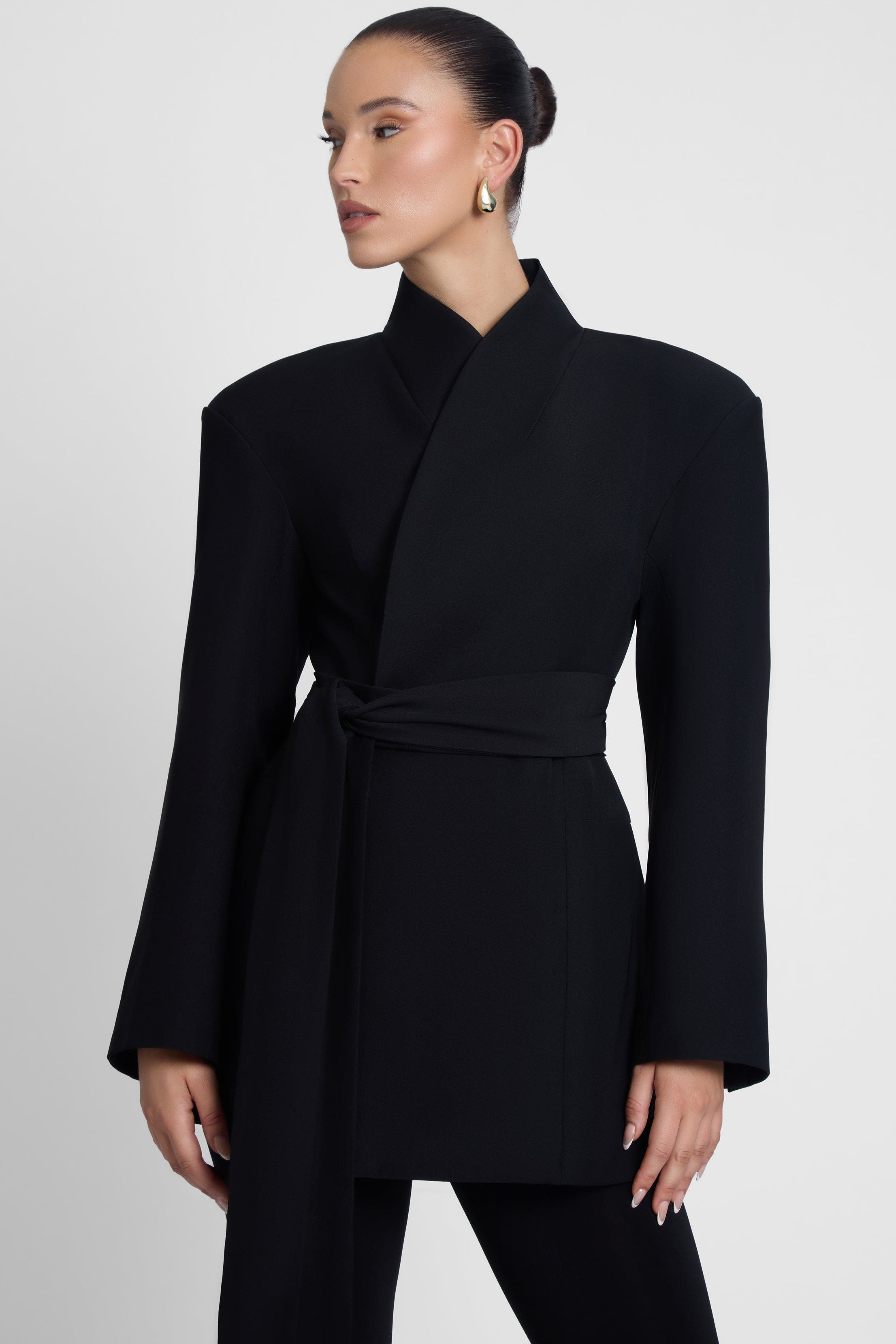 LEAU Cairo Hourglass Belted Coat — фото 3