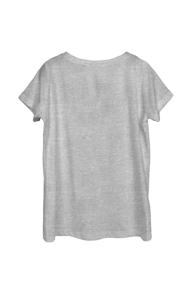 Alice in Wonderland Women's Alice in Wonderland The Wildflowers Chart Graphic T-Shirt, Alternate, color, Athletic Heather