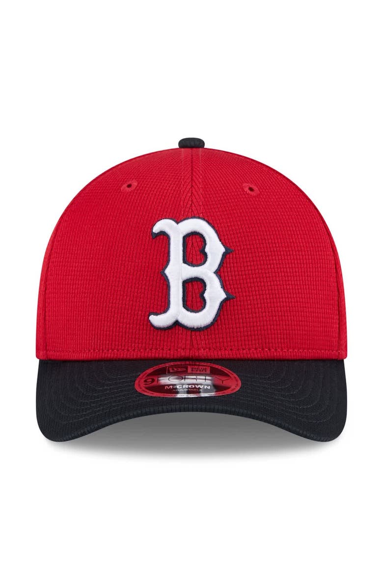New Era Men's New Era Red/Navy Boston Red Sox 2025 Spring Training 9FORTY Adjustable Hat, Alternate, color, Red