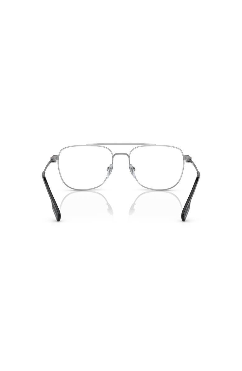 Burberry 55mm Square optical glasses, Alternate, color, Silver