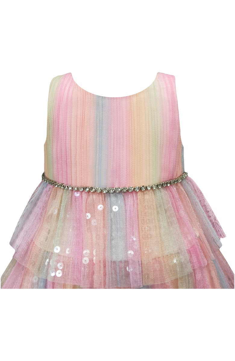AMERICAN PRINCESS Sequin Tiered Dress, Alternate, color, 