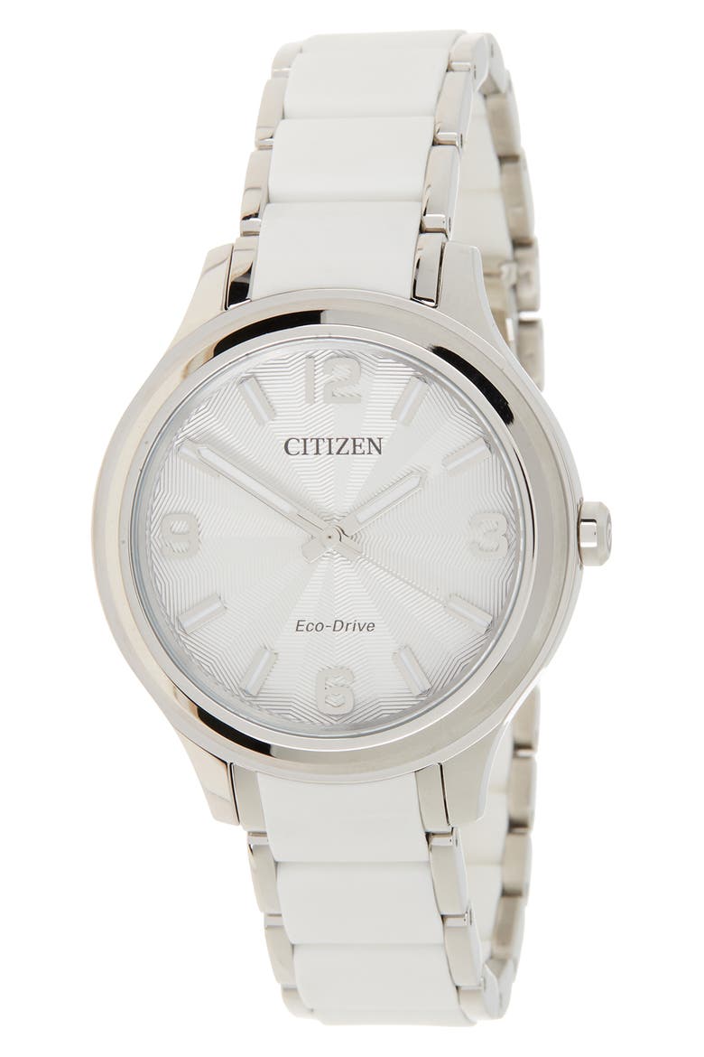 Drive Silver Dial Bracelet Watch, 36mm, Main, color, SILVER TONE