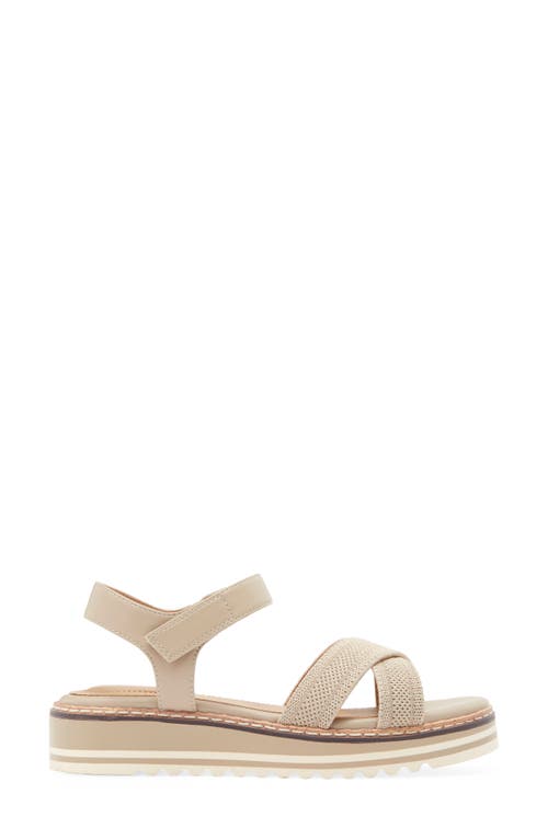 Me Too Halen Sandal In Bisque Metallic