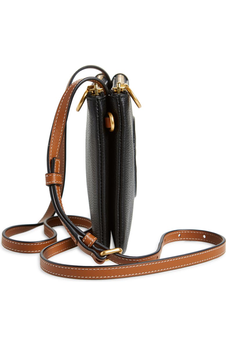 Tory Burch Perry Bombe Double Zip Crossbody Bag, Alternate, color,