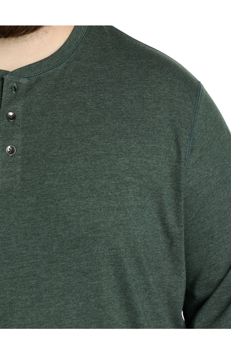 Harbor Bay by DXL Big & Tall Long Sleeve Henley Shirt, Alternate, color, 
