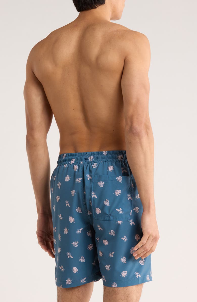 Hurley Futura Volley Swim Trunks, Alternate, color, Grey Teal