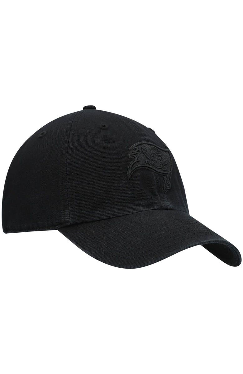 '47 Men's '47 Black Tampa Bay Buccaneers Team Tonal Clean Up Adjustable Hat, Alternate, color, 