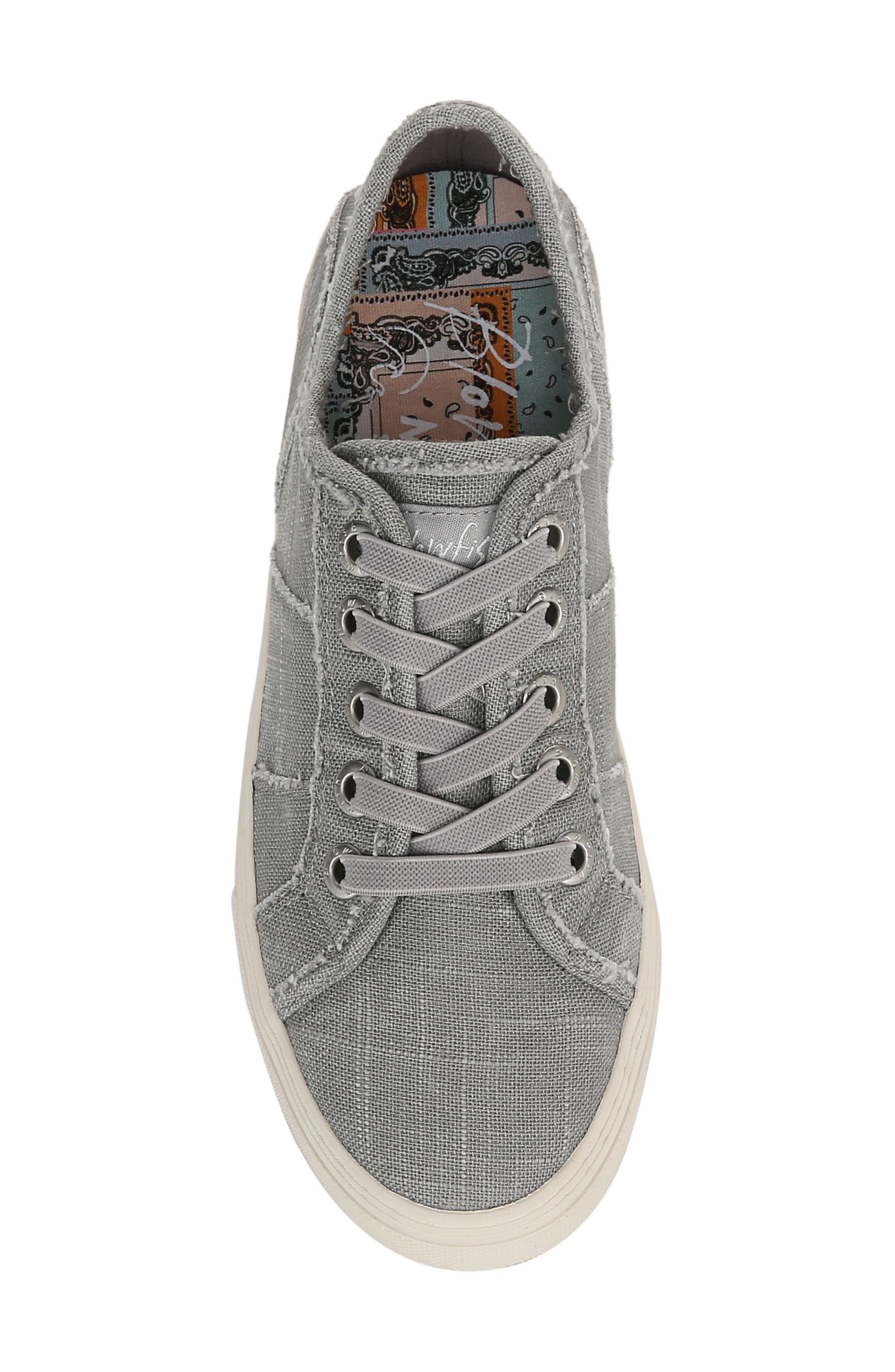 Blowfish Malibu Super Smile Slip-On Sneaker, Alternate, color, Fog Grey Canvas