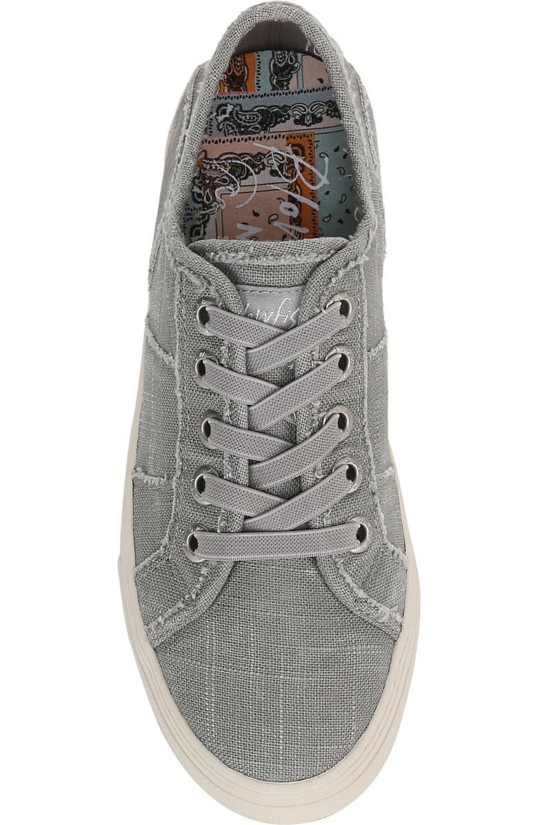 Blowfish Malibu Super Smile Slip-On Sneaker, Alternate, color, Fog Grey Canvas