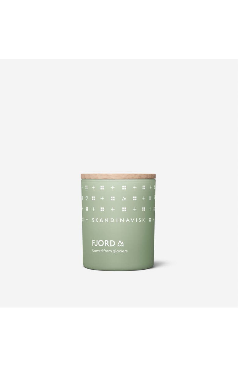 SKANDINAVISK FJORD Scented Candle 65g, Alternate, color, Green