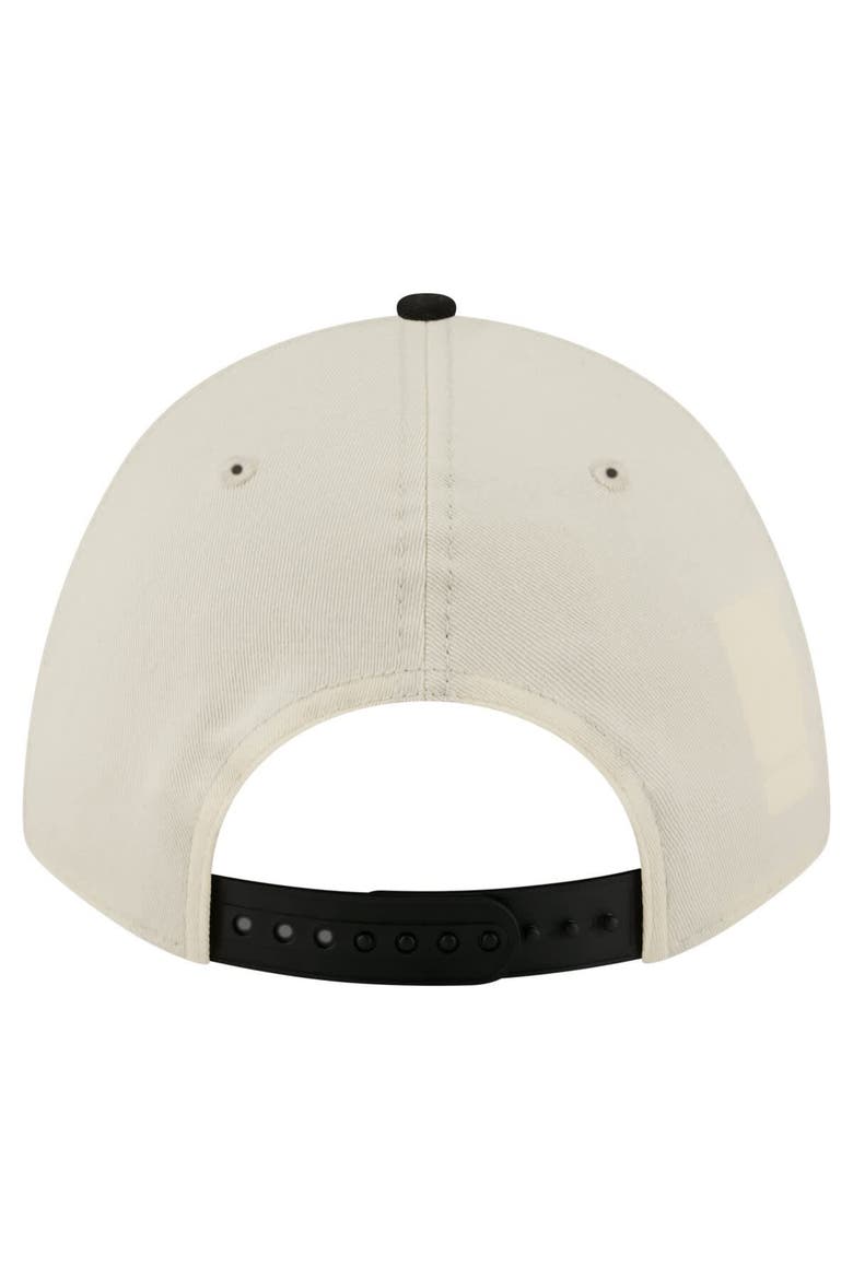 Men's New Era  Natural/Black Army Black Knights Prepster 9FORTY M-Crown Adjustable Hat, Alternate, color, Natural