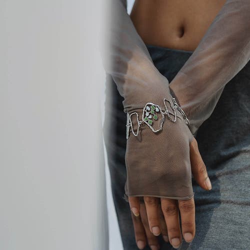 Dhwani Bhansal Terra Bracelet In Gold Plated