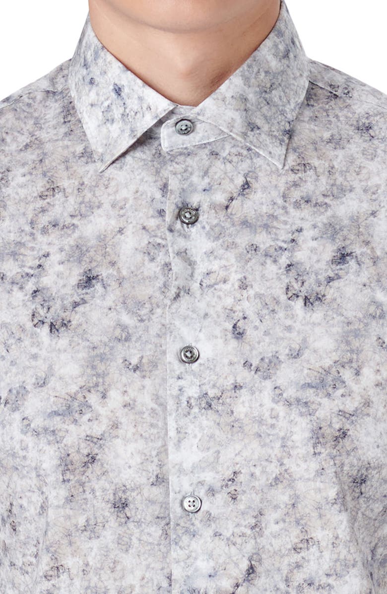 Bugatchi Shaped Fit Button-Up Shirt, Alternate, color, 