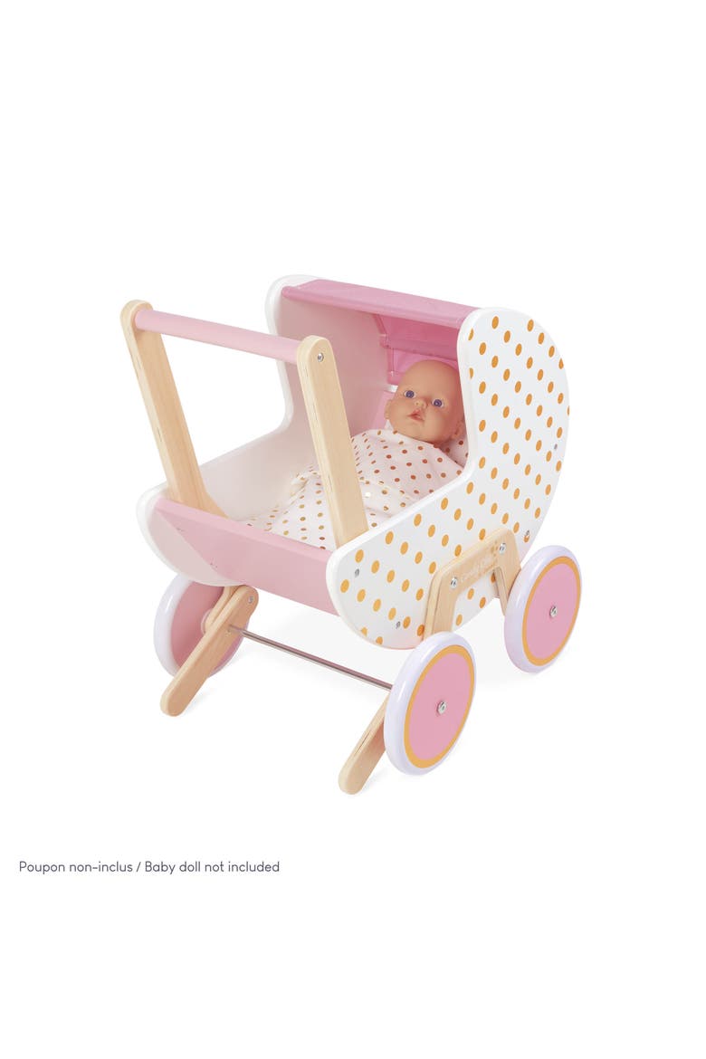 Candy Chic Pram for Baby Doll, Main, color, PINK
