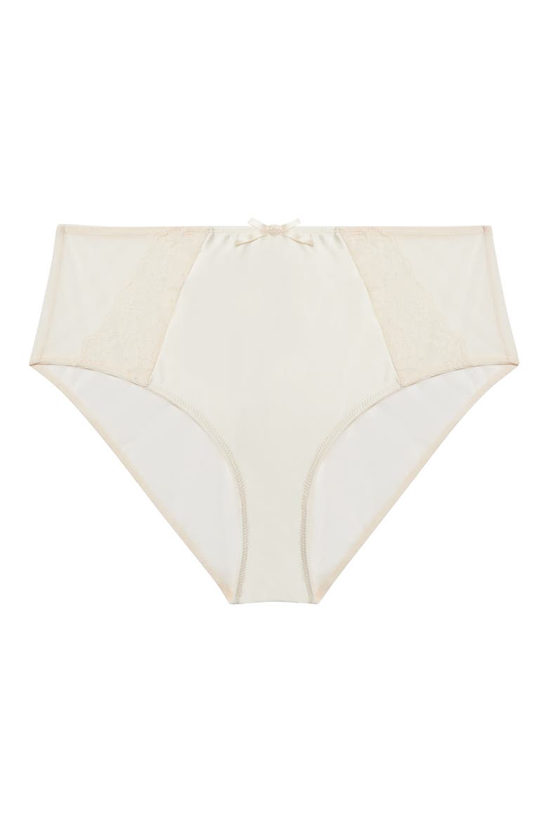 Ellery Classic High Waist Briefs, Alternate, color, IVORY