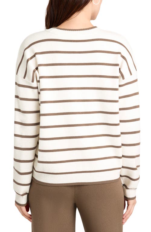 SPLENDID SPLENDID X CELLA JANE STRIPE FRONT SEAM SWEATER
