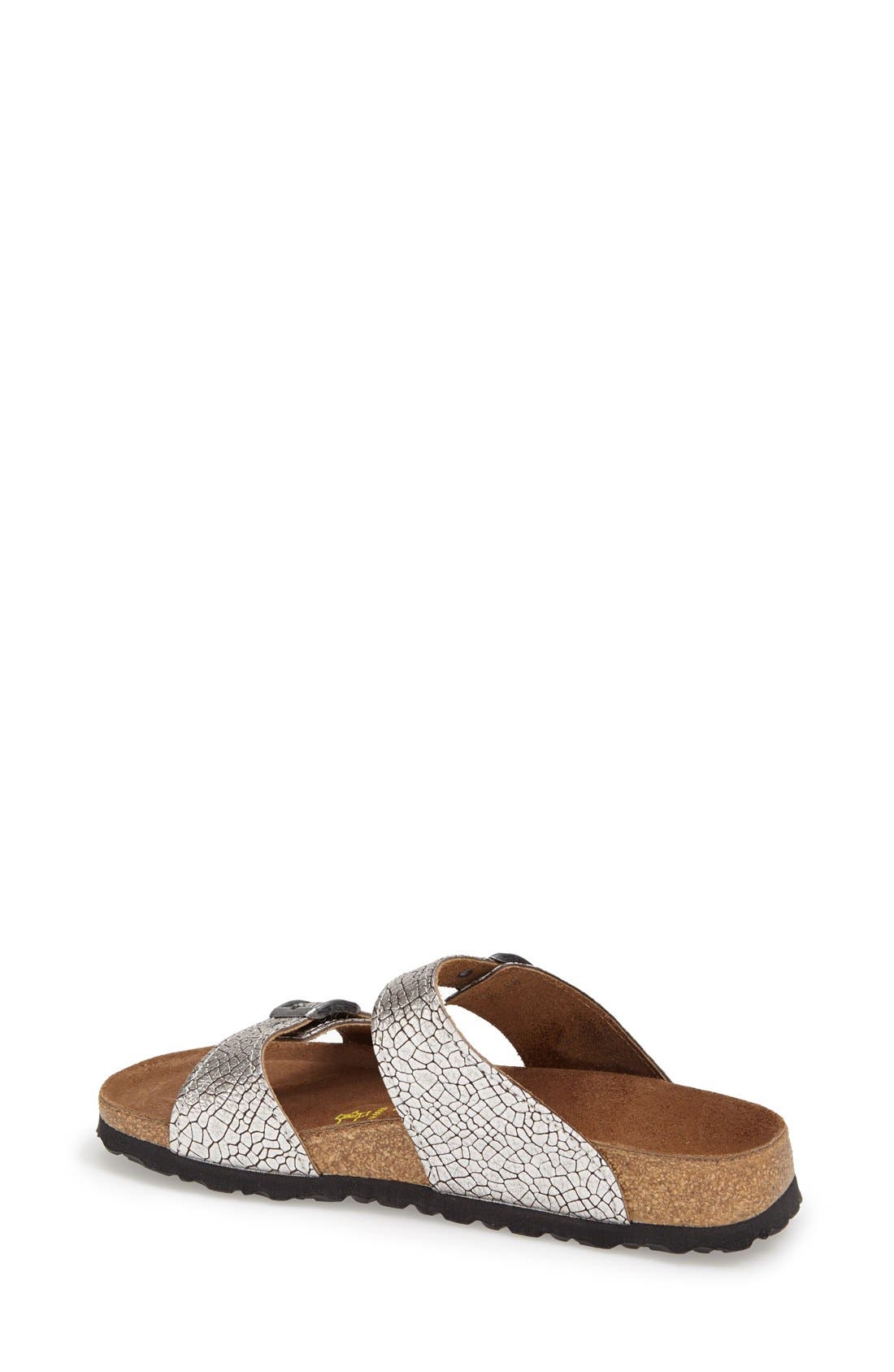Birkenstock 'Sydney' Leather Slide Sandal, Alternate, color, 