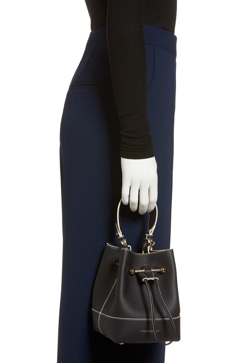 Strathberry Lana Osette Leather Crossbody Bucket Bag, Alternate, color,